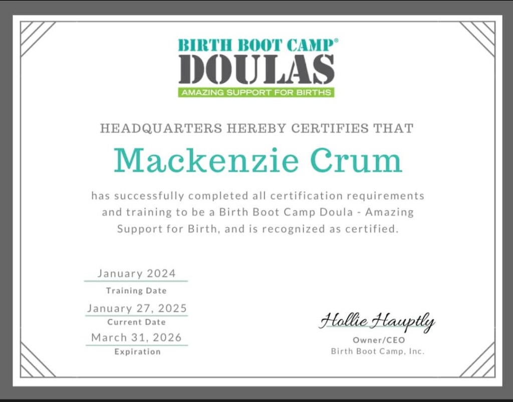 Doula Certification